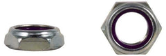 Value Collection - 1-14 UNF Grade 2 Hex Lock Nut with Nylon Insert - 1-7/16" Width Across Flats, 35/64" High, Zinc-Plated Finish - Industrial Tool & Supply