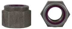 Value Collection - 1/2-13 UNC Grade 2 Heavy Hex Lock Nut with Nylon Insert - 7/8" Width Across Flats, 45/64" High, Zinc-Plated Finish - Industrial Tool & Supply