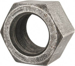 Value Collection - 1-1/2 - 12 UNF Steel Right Hand Hex Nut - 2-1/4" Across Flats, 1.317" High, Uncoated - Industrial Tool & Supply