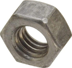 Value Collection - 5/16-18 UNC Steel Right Hand Hex Nut - 1/2" Across Flats, 17/64" High, Uncoated - Industrial Tool & Supply