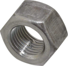 Value Collection - 1/2-20 UNF Steel Right Hand Hex Nut - 3/4" Across Flats, 7/16" High, Uncoated - Industrial Tool & Supply
