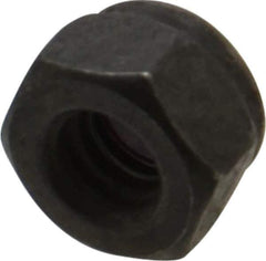 Value Collection - 1/4-20 UNC Grade 8 Hex Lock Nut with Nylon Insert - 7/16" Width Across Flats, 5/16" High, Uncoated - Industrial Tool & Supply