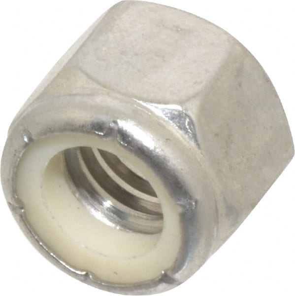 Value Collection - 3/8-16 UNC 316 Hex Lock Nut with Nylon Insert - Industrial Tool & Supply