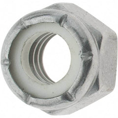 Value Collection - 5/16-18 UNC 316 Hex Lock Nut with Nylon Insert - 1/2" Width Across Flats, 11/32" High - Industrial Tool & Supply