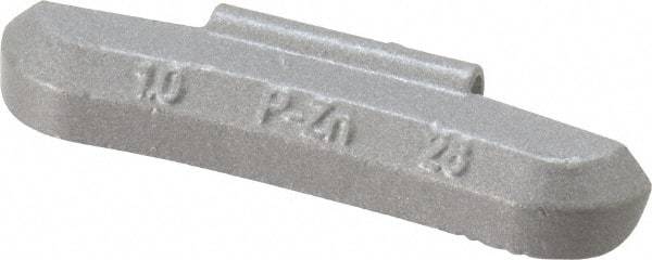 Myers Tire Supply - 1 oz Wheel Weight - Zinc, For Use with Import & Domestic Passenger Cars, 1/2 Ton Trucks, Mini Pickups & Vans with Standard 1/8" Flange - Industrial Tool & Supply