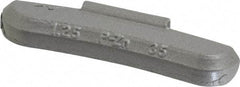 Myers Tire Supply - 1.25 oz Wheel Weight - Zinc, For Use with Import & Domestic Passenger Cars, 1/2 Ton Trucks, Mini Pickups & Vans with Standard 1/8" Flange - Industrial Tool & Supply