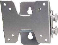 Video Mount - Steel, Flat Panel Tilt Mount For 10 to 23 Inch LCD Monitor - Silver, 25 Lbs. Load Capacity, 15° Max Tilt Angle, Flush Wall Mount Tilting - Industrial Tool & Supply