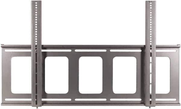 Video Mount - Steel, Flat Panel Flat Mount For 42 to 70 Inch Plasma Monitor - Silver, 180 Lbs. Load Capacity, 0 to 18 Inch Vertical Opening, 0° Max Tilt Angle, Flush Wall Mount - Industrial Tool & Supply