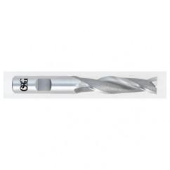 2 Dia. x 5-1/2 Overall Length 2-Flute Square End HSS-CO SE End Mill-Round Shank-Center Cutting-Uncoated - Industrial Tool & Supply