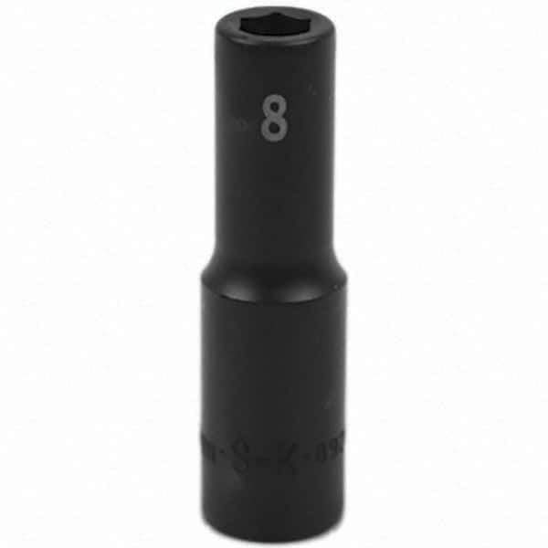SK - Impact Socket - 3/8"DR 8MM DEEP IMPACT SOCKET - Industrial Tool & Supply