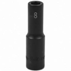 SK - Impact Socket - 3/8"DR 8MM DEEP IMPACT SOCKET - Industrial Tool & Supply