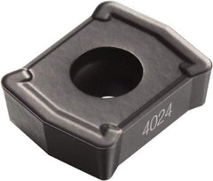 Sandvik Coromant - 8814 53 Grade 4024 Carbide Indexable Drill Insert - MT-TiCN/AL2O3 Finish, Rectangle, 1/4" Inscribed Circle - Industrial Tool & Supply