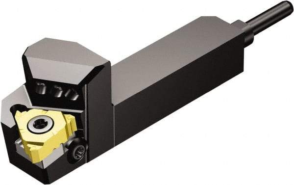 Sandvik Coromant - External Thread, Right Hand Cut, 5/8" Shank Width x 5/8" Shank Height Indexable Threading Toolholder - 2.7559" OAL, 266.RG-16.. Insert Compatibility, QS-266RFA..HP Toolholder, Series CoroThread 266 - Industrial Tool & Supply