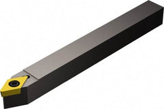 Sandvik Coromant - SDPC, Neutral Cut, 27.50° Lead Angle, 1/2" Shank Height x 1/2" Shank Width, Neutral Rake Indexable Turning Toolholder - 5" OAL, DCMT 11 T3 08 Insert Compatibility, Series CoroTurn 107 - Industrial Tool & Supply