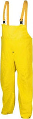 MCR Safety - Size 3XL, Yellow, Rain, Limited Flammability Overall - Snap Ankle, Take Up Snaps Wrist - Industrial Tool & Supply