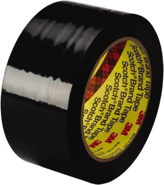 3M - 36 Yds. x 2", Black Polyethylene Film Tape - 483 Series, 5 mil Thick, 10 Lb./Inch Tensile Strength - Industrial Tool & Supply