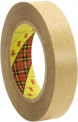 3M - 1/2" x 36 Yd Acrylic Adhesive Double Sided Tape - 4 mil Thick, Clear, Polyester Film Liner, Continuous Roll, Series 415 - Industrial Tool & Supply