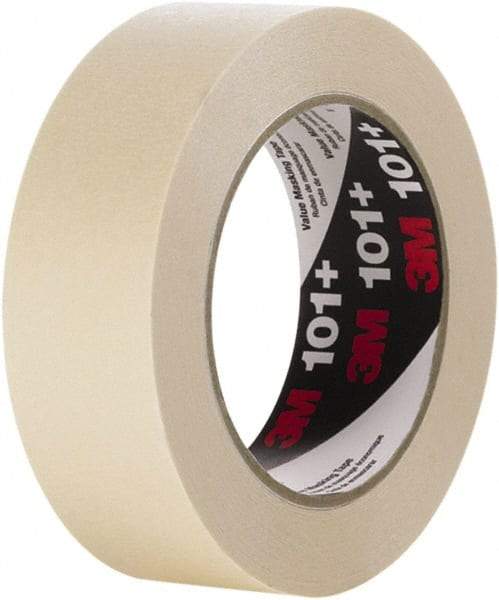 3M - 48mm Wide x 60 Yd Long Tan Paper Masking Tape - Series 101+, 5.1 mil Thick, 22 In/Lb Tensile Strength - Industrial Tool & Supply