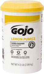 GOJO - 4.5 Lb Dispenser Refill Cream Waterless Hand Cleaner - White, Lemon Scent - Industrial Tool & Supply
