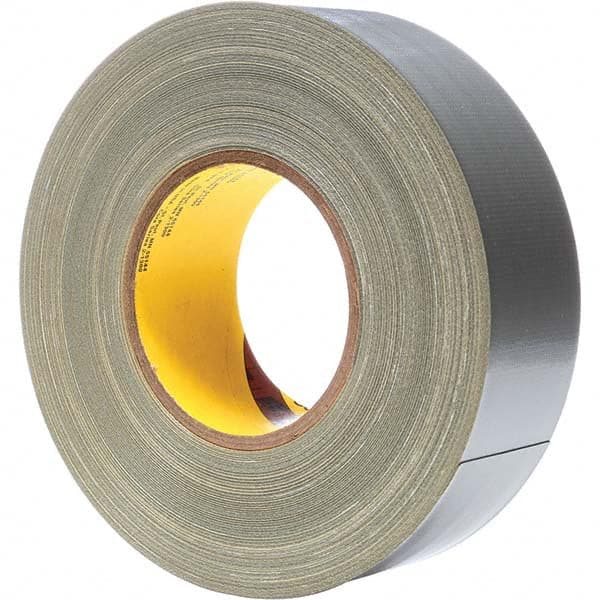 3M - 60 Yd x 2" x 11.7 mil Silver Polyethylene Cloth Duct Tape - Industrial Tool & Supply