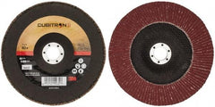 3M - 60 Grit, 7" Disc Diam, 7/8" Center Hole, Type 29 Ceramic Flap Disc - 13,300 Max RPM, Cloth Backing, Arbor Attaching System, Coated - Industrial Tool & Supply