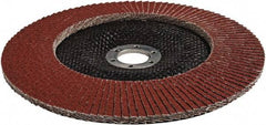 3M - 60 Grit, 7" Disc Diam, 5/8-11 Center Hole, Type 29 Ceramic Flap Disc - 13,300 Max RPM, Cloth Backing, Arbor Attaching System, Coated - Industrial Tool & Supply