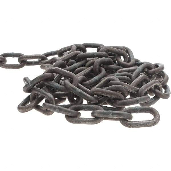 Peerless Chain - 1/4" Welded High Test Chain - 5,400 Lb Capacity, Grade 40, 134' Long, Hot Galvanized Finish - Industrial Tool & Supply