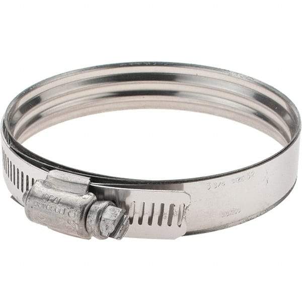 IDEAL TRIDON - SAE Size 52, 60 to 91mm Diam, Stainless Steel 360° Worm Drive Clamp - Industrial Tool & Supply