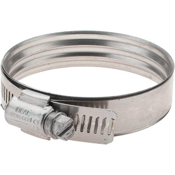 IDEAL TRIDON - SAE Size 40, 46 to 71mm Diam, Stainless Steel 360° Worm Drive Clamp - Industrial Tool & Supply