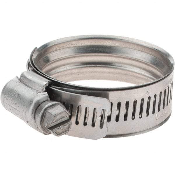 IDEAL TRIDON - SAE Size 24, 30 to 46mm Diam, Stainless Steel 360° Worm Drive Clamp - Industrial Tool & Supply