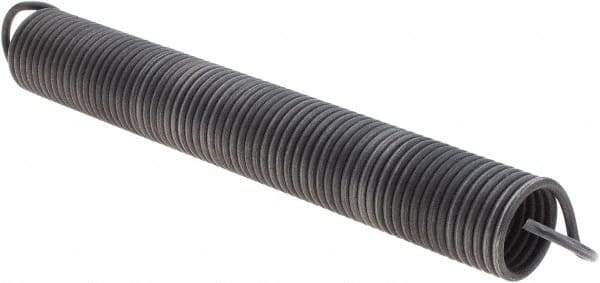 Associated Spring Raymond - 1" OD, Steel Extension Spring - 6 Lb/In Rating - Industrial Tool & Supply