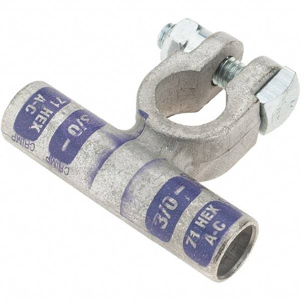 Thomas & Betts - 3/0 AWG, Tin Plated Copper Battery Connector - Purple - Industrial Tool & Supply