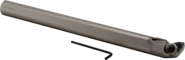 Iscar - 1.22" Min Bore Diam, 12" OAL, 1" Shank Diam, A-MWLN Indexable Boring Bar - 1.38" Max Bore Depth, WNM.. 43.. Insert, Wedge Holding Method - Industrial Tool & Supply