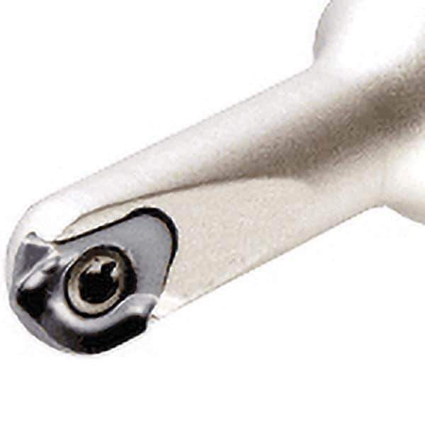 Iscar - 0.315" Cut Diam, 0.21" Max Depth of Cut, 1/2" Shank Diam, 3" OAL, Indexable Ball Nose End Mill - 1" Head Length, Straight Shank, CM D.31 Toolholder, CR-D8/.31 Insert - Industrial Tool & Supply