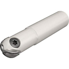 Iscar - 18mm Cut Diam, 12.8mm Max Depth of Cut, 20mm Shank Diam, Indexable Ball Nose End Mill - 40mm Head Length, Straight Shank, CM D18 Toolholder, CR D160..., CR D180... Insert - Industrial Tool & Supply