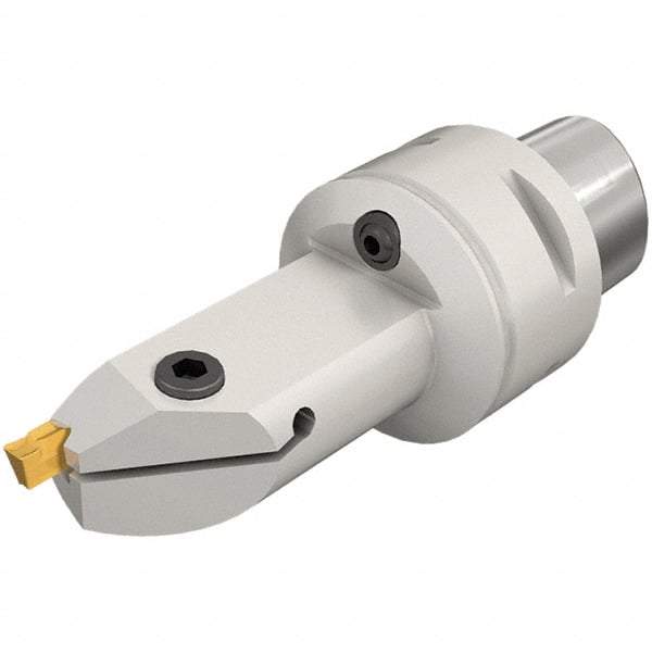 Iscar - C5-HFI, Internal, Right Hand, 5.3mm Max Depth of Cut, 3 to 6mm Groove Width, Indexable Grooving Tool Holder - Through Coolant - Industrial Tool & Supply