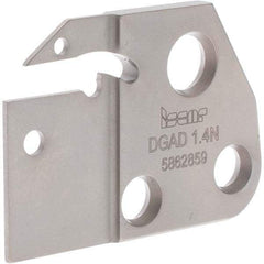 Iscar - 1.4mm Insert Width, Cutoff & Grooving Support Blade for Indexables - 1.1" Max Depth of Cut, 1mm Head Projection - Industrial Tool & Supply