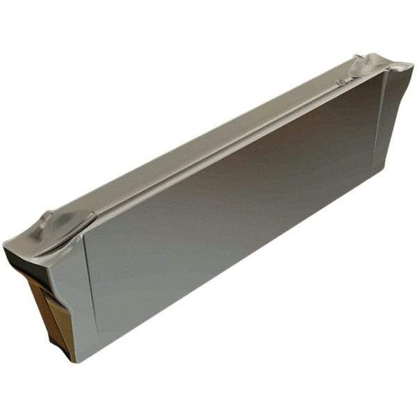 Iscar - DGL2202 IC20 Grade, 0.0866" Cutting Width, Carbide Cutoff Insert - 6° Left Hand Lead Angle, 0.0079" Cnr Rad, Double End - Industrial Tool & Supply