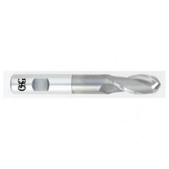 1/8" Dia. - 2-3/8" OAL - Bright HSS Co-Center Cut SE EM - 2 FL - Industrial Tool & Supply