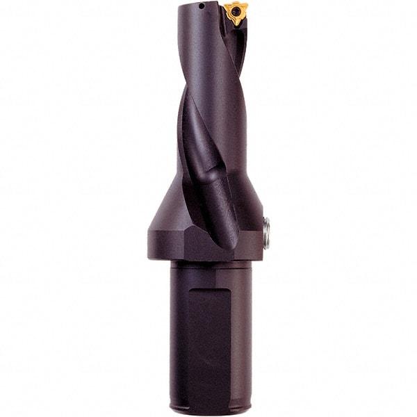 Iscar - 4-3/4" Max Drill Depth, 4xD, 1-3/16" Diam, Indexable Insert Drill - 2 Inserts, 1-1/4" Shank Diam, Whistle Notch Shank - Industrial Tool & Supply