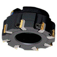 Iscar - 8 Inserts, 100mm Cut Diam, 32mm Arbor Diam, 18mm Max Depth of Cut, Indexable Square-Shoulder Face Mill - 0/90° Lead Angle, 50mm High, TPK.. Insert Compatibility, Series Mill2000 - Industrial Tool & Supply