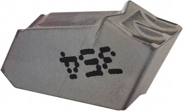 Iscar - GFN W IC354 Grade, 0.1614" Cutting Width, Carbide Cutoff Insert - 0° Neutral Lead Angle, 0.0094" Cnr Rad, TiCN Coated, Single End - Industrial Tool & Supply