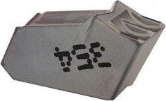 Iscar - GFN W IC354 Grade, 0.1614" Cutting Width, Carbide Cutoff Insert - 0° Neutral Lead Angle, 0.0094" Cnr Rad, TiCN Coated, Single End - Industrial Tool & Supply