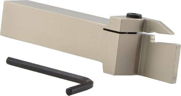 Iscar - GHD, External, Right Hand, 1.44" Max Depth of Cut, 0.275 to 0.326" Groove Width, Indexable Grooving Tool Holder - GDM.. 808, GI.. 8.. Insert Compatibility, 1-1/4" Shank Height, 1-1/4" Shank Width, 7" OAL - Industrial Tool & Supply