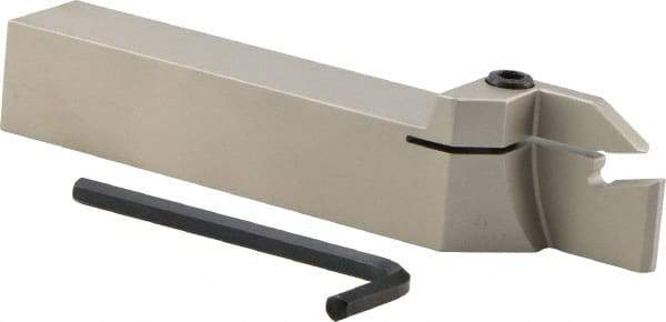 Iscar - External Thread, 1.18" Max Depth of Cut, 0.236" Min Groove Width, 6" OAL, Right Hand Indexable Grooving Cutoff Toolholder - 1" Shank Height x 1" Shank Width, GI.. Insert Style, GHG Toolholder Style, Series Cut Grip - Industrial Tool & Supply