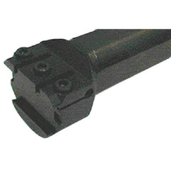 Iscar - GHIC, Internal, Neutral, 1.18" Max Depth of Cut, 0.11 to 1/4" Groove Width, Indexable Grooving Tool Holder - GI.., TIP Insert Compatibility, 2.28" Shank Height, 1-1/2" Shank Width, 12" OAL - Industrial Tool & Supply