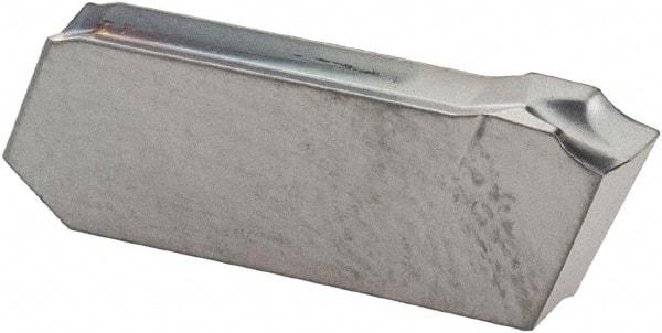 Iscar - 3J8GIM A Grade IC354, 3mm Cutting Width Carbide Grooving Insert - Neutral, 0.22mm Corner Radius, TiCN Finish - Industrial Tool & Supply