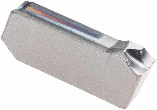 Iscar - 3J8GIM Grade IC328, 3mm Cutting Width Carbide Grooving Insert - Right Hand, 0.22mm Corner Radius, TiCN Finish - Industrial Tool & Supply