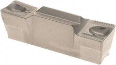 Iscar - 5005GRIP Grade IC08, 5mm Cutting Width Carbide Grooving Insert - 3mm Max Depth of Cut, Neutral, 0.5mm Corner Radius, Uncoated - Industrial Tool & Supply