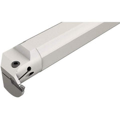 Iscar - HELII, Internal, Left Hand, 0.197" Max Depth of Cut, 0.118 to 1/8" Groove Width, Indexable Grooving Tool Holder - 3/4" Shank Width, 6-1/2" OAL, Through Coolant - Industrial Tool & Supply